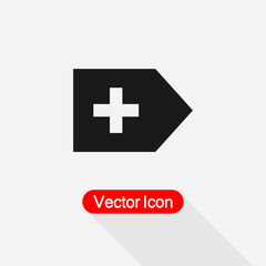Add New Label Icon Vector Illustration Eps10