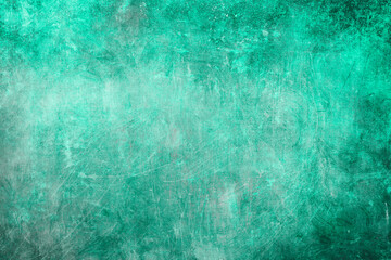 Fototapeta na wymiar Green scraped grungy background