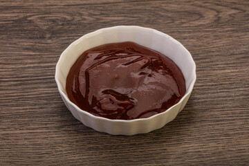Traditional Barbicue sauce in the bowl