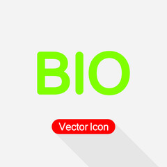 BIO Icon Vector Illustration Eps10