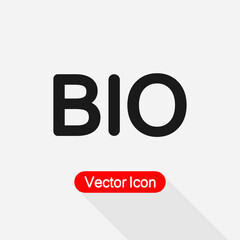 BIO Icon Vector Illustration Eps10