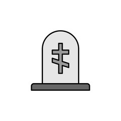 grave, death outline icon. detailed set of death illustrations icons. can be used for web, logo, mobile app, UI, UX