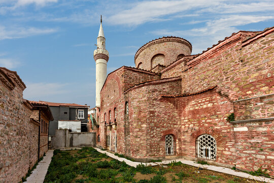 Fatih Mosque which was converted fro a Greek Orthodox Church dedicated to Saint Theodore, in Trilye, Bursa, Turkey