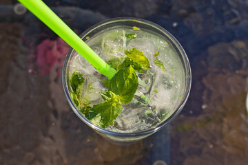 mojito cocktail with mint