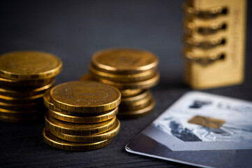 combination lock and credit card