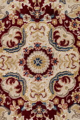 Crop view of traditional persian carpet