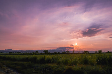 Majestuosos paisajes, atardeceres, México.