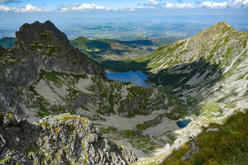 Landscape of Tatra mountains in Poland. Mountain landscape.