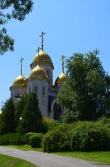 Cathedral of All Saints on the territory of the historical memorial complex Mamaev Kurgan (Volgograd region, Russia)