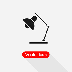 Desk lamp Icon Vector Illustration Eps10