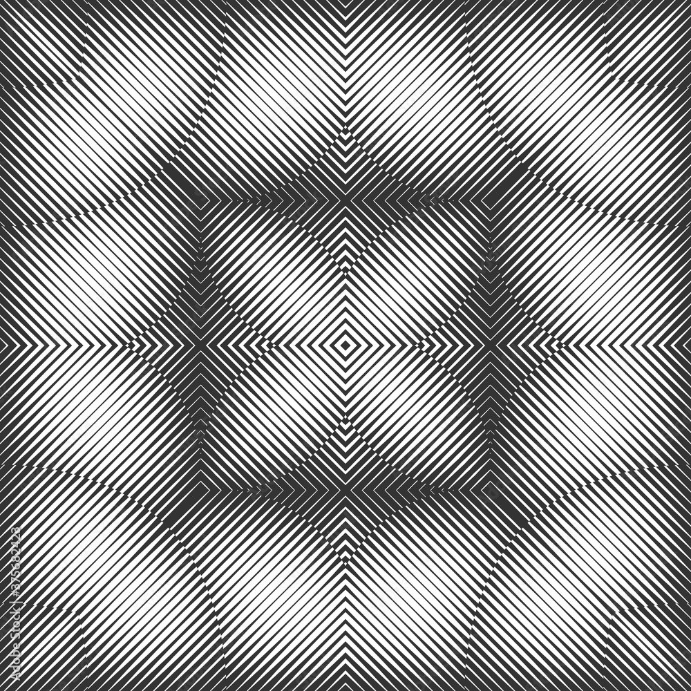 Poster simple geometric textures create an optical illusion of volume. imitation of light and shadow in the