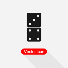 Domino Icon Vector Illustration Eps10
