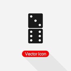 Domino Icon Vector Illustration Eps10