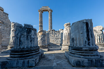 Ruins of the Temple of Apollo in Didyma, Aydin, Turkey
