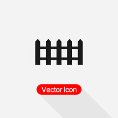 Fence Icon Vector Illustration Eps10