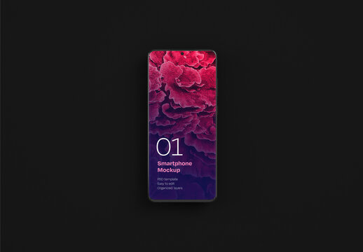 Smartphone Mockup for App and Mobile Web Design