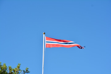 Norwegen Fahne schmal	