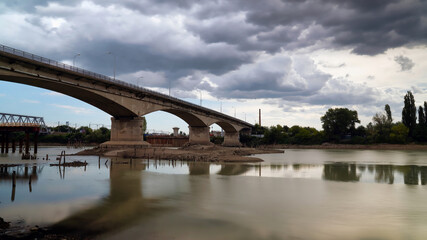 bridge over the Kuban river, Krasnodar	