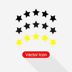 Five Stars Icon vector illustration Eps10