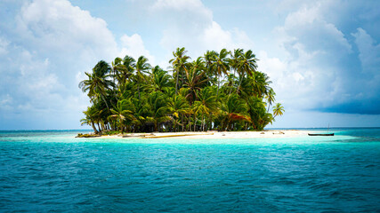 tropical paradise island