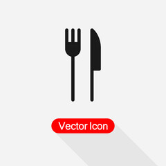 Fork And Knife Icon Vector Illustration Eps10