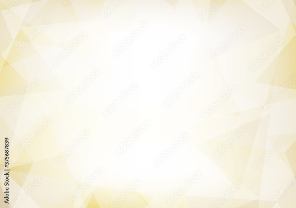 Fototapete Faded background textured by translucent triangles. Minimal vector pattern