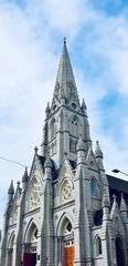 The St. Mary's Cathedral Basilica, a Gothic Revival Catholic cathedral in Halifax, Canada. It is the cathedral church of the Archdiocese of Halifax and the largest Catholic church in the Archdiocese.
