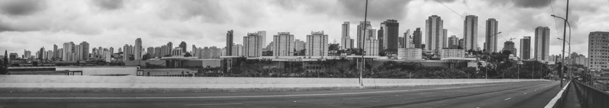 Bairro da Mooca / S&atilde;o Paulo, visto &agrave; partir do viaduto Cap. Pach&ecirc;co e Chaves