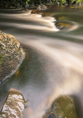 River Calder,  Lochwinnoch, Renfrewshire, Scotland, UK