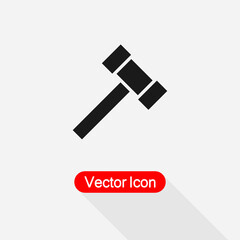 Hammer Icon Vector Illustration Eps10