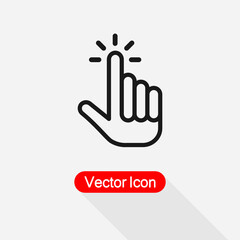 Hand Icon, Hand Click Icon,Hand Clicking Icon,Hand Touch Icon,Touch Screen Icon