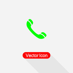 HandSet Icon, Phone Icon Vector Illustration Eps10