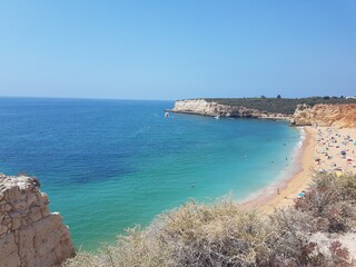 view of the coast of crete greece