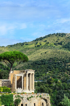 Circular Temple or Vesta's ( Tempio Circolare (o di Vesta)) . Tivoli, Italy