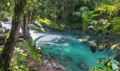 source of the tioyacu river in rioja tarapoto peru