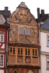 Traditionelles Fachwerkhaus in der Historischen Altstadt von Limburg an der Lahn