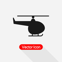 Helicopter Icon Vector Illustration Eps10