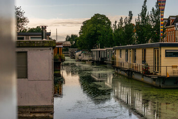 houseboats along the canal