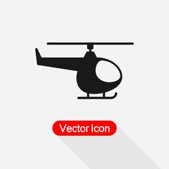 Helicopter Icon Vector Illustration Eps10