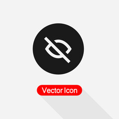 Invisible Icon vector illustration Eps10
