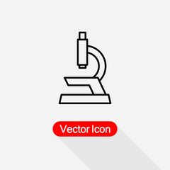 Microscope Icon Vector Illustration Eps10
