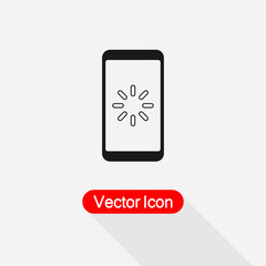 Mobile Loading Icon Vector Illustration Eps10