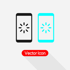 Mobile Loading Icon Vector Illustration Eps10