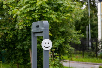 unusual items to decorate the embankment