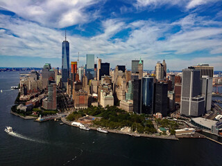 Aerial view of New York