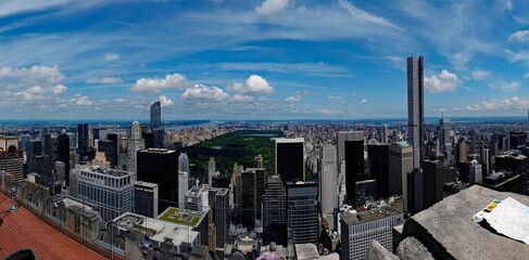 Fototapeta premium Aerial view of New York