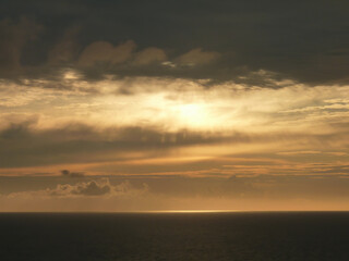 Beautiful sunset saw from Guanshan of Kenting National Park