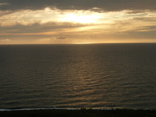 Beautiful sunset saw from Guanshan of Kenting National Park