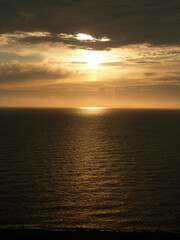Beautiful sunset saw from Guanshan of Kenting National Park