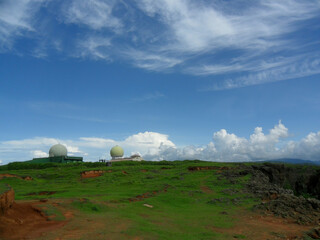 Sunny view of the Kenting Meteorological Radar Observatory